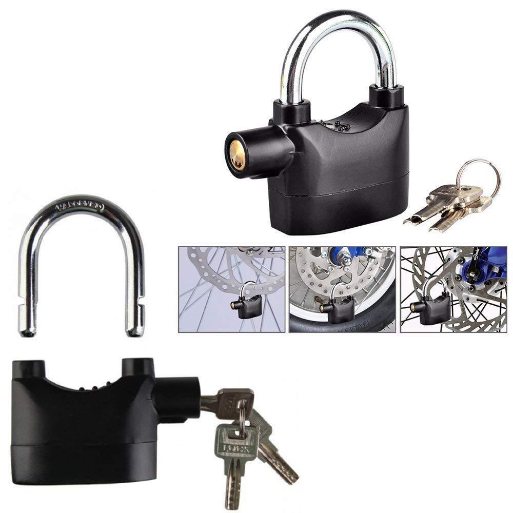Heavy-duty padlock with smart alarm for enhanced safety Heavy-duty padlock with smart alarm for enhanced safety